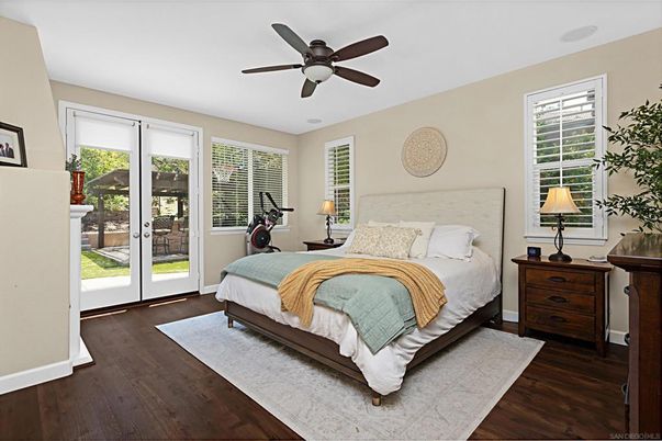 Bedroom, Interior, Wood Texture Flooring