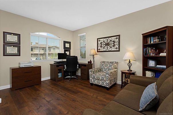 Home Office, Interior, Wood Texture Flooring