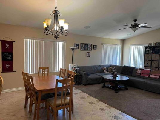 Chandelier, Dining room, Fireplace, Interior, Living room