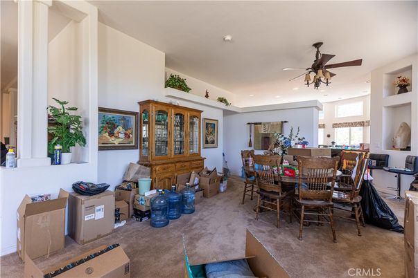 Dining room, Interior, Recessed Lighting