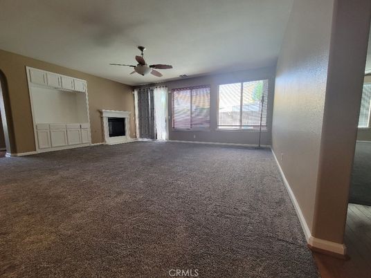 Empty room, Fireplace, Interior