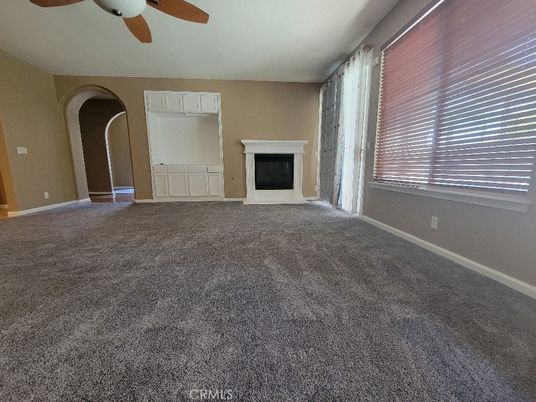 Empty room, Fireplace, Interior