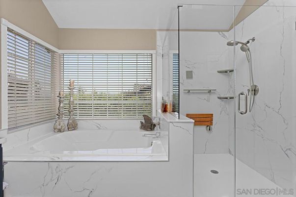 Bathroom, Glass Shower, Interior, Marble Walls