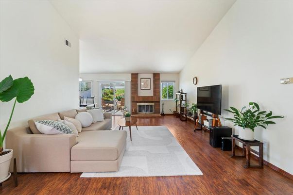 Fireplace, Interior, Living room, Wood Texture Flooring