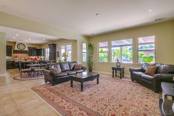 Dining room, Interior, Kitchen, Living room, Recessed Lighting