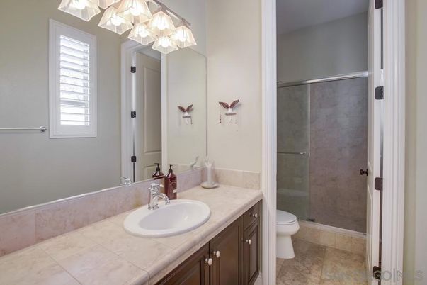 Bathroom, Glass Shower, Interior, Tile Countertops