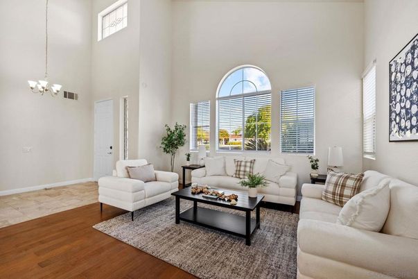 Chandelier, Interior, Living room, Wood Texture Flooring