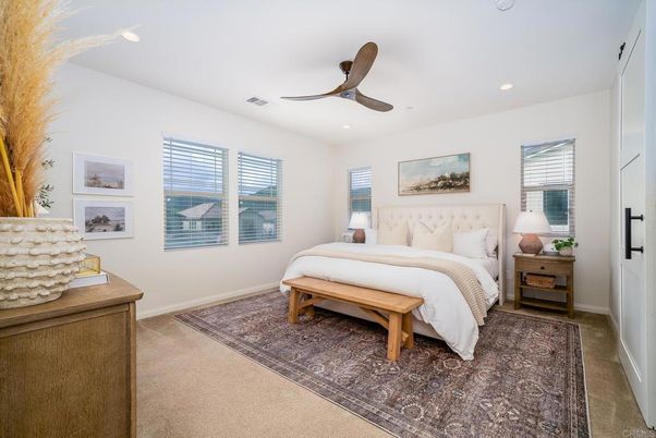 Bedroom, Interior, Recessed Lighting