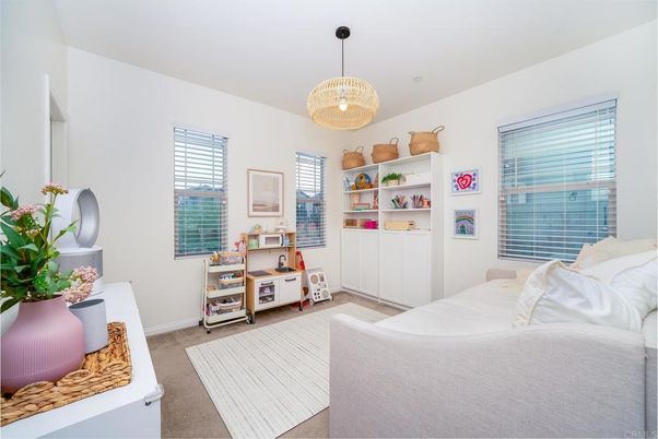 Bedroom, Interior, Pendant Lights