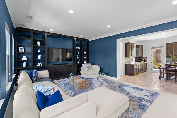 Dining room, Interior, Living room, Recessed Lighting