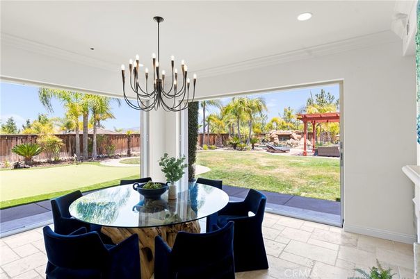 Chandelier, Dining room, Interior, Recessed Lighting