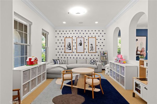 Interior, Living room, Recessed Lighting