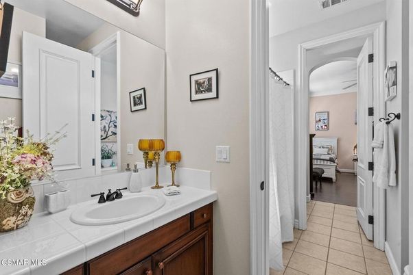 Bathroom, Bedroom, Dual Sink Vanities, Interior, Tile Countertops