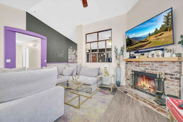 Fireplace, Interior, Living room, Wood Texture Flooring