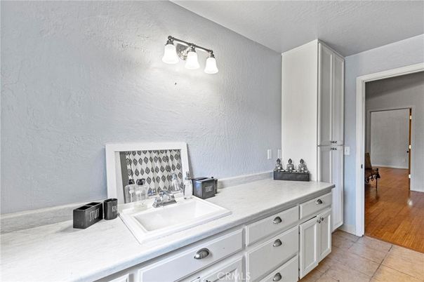 Bathroom, Dual Sink Vanities, Interior, Wood Texture Flooring