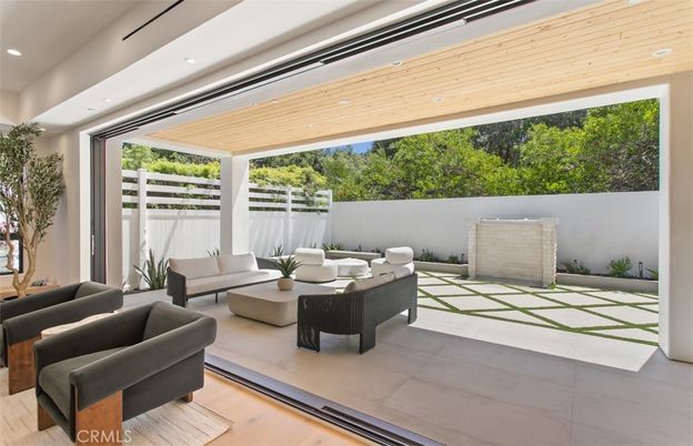 Interior, Living room, Recessed Lighting, Wooden Ceilings