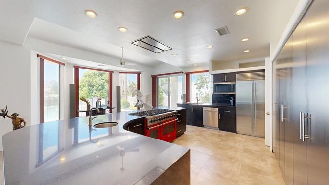 Interior, Kitchen, Recessed Lighting, Stainless Steel Appliances