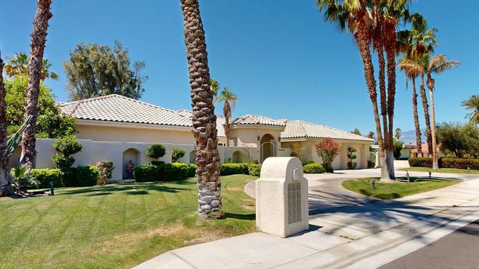 Backyard, Exterior, Facade, Mediterranean