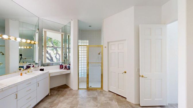 Bathroom, Glass Shower, Interior