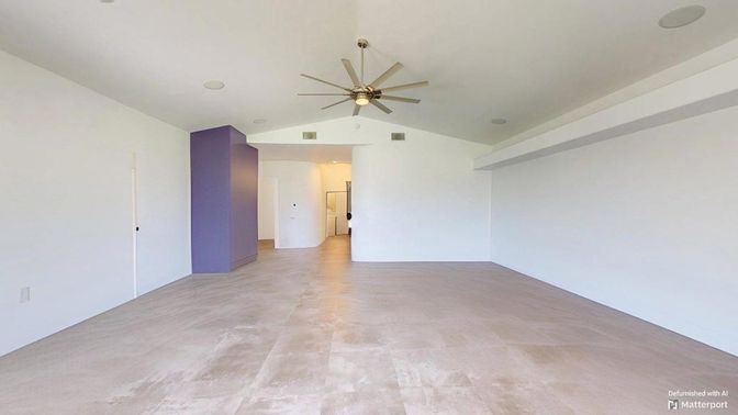 Empty room, Interior, Recessed Lighting