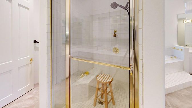 Bathroom, Glass Shower, Interior