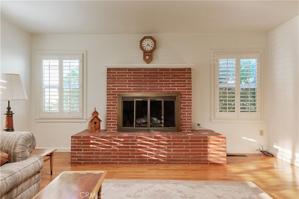 Fireplace, Interior, Wood Texture Flooring