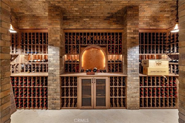 Interior, Stone Walls, Wine Storage