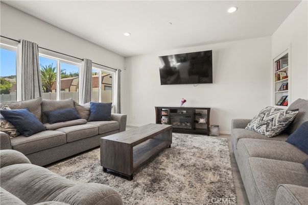 Interior, Living room, Recessed Lighting