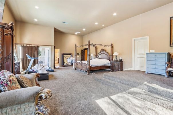 Bedroom, Interior, Recessed Lighting