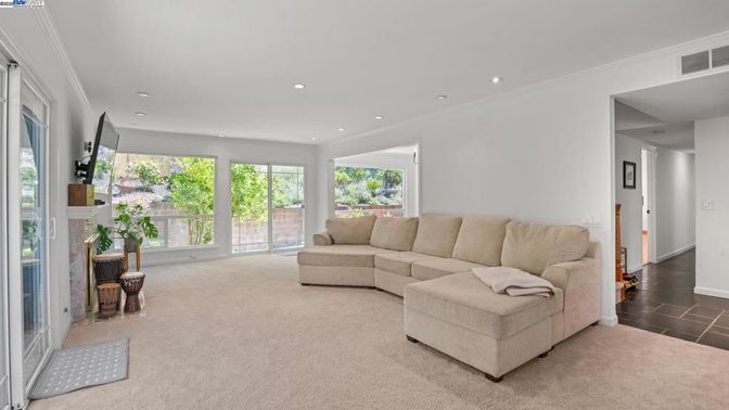Interior, Living room, Recessed Lighting
