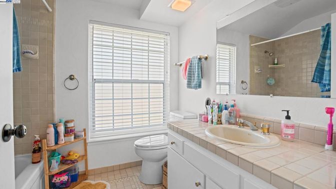 Bathroom, Glass Shower, Interior, Tile Countertops