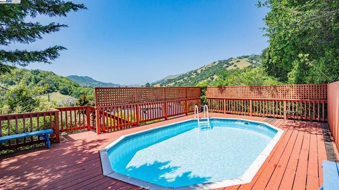 Exterior, Pool, Wood Texture Flooring