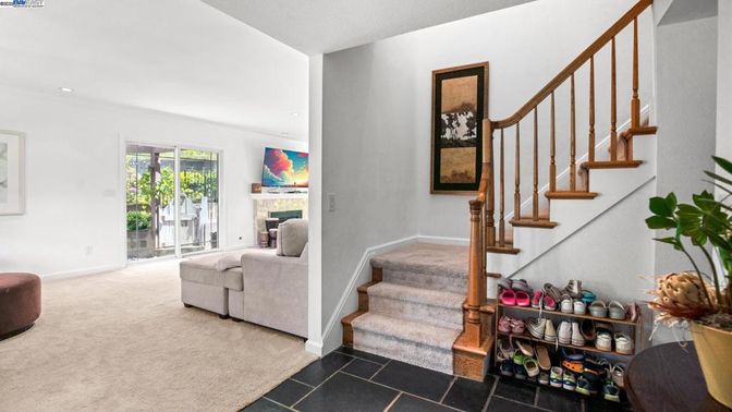Fireplace, Interior, Living room, Recessed Lighting