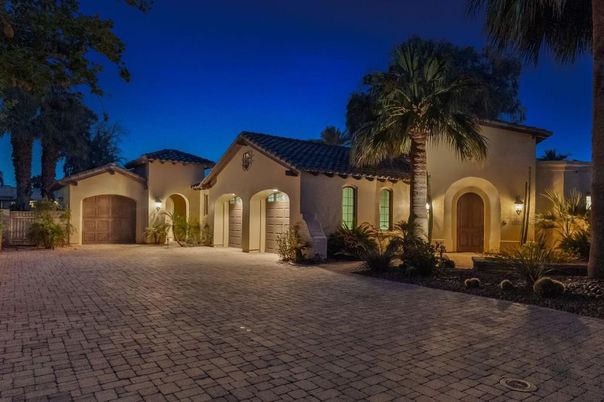 Attached, Backyard, Exterior, Facade, Spanish Mediterranean