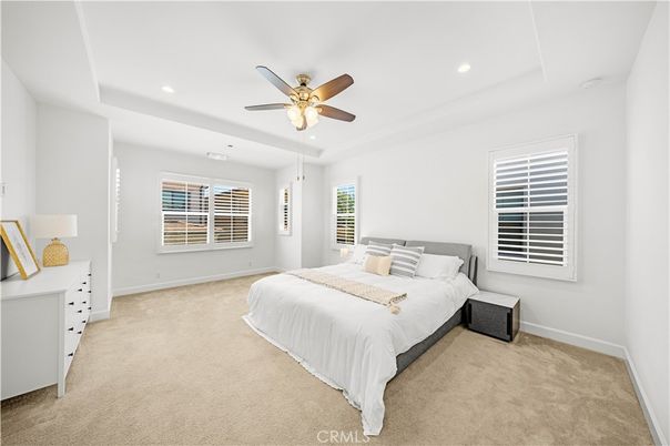Bedroom, Interior, Recessed Lighting