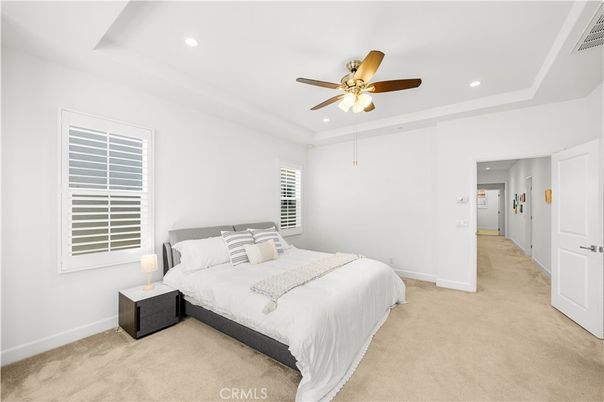 Bedroom, Interior, Recessed Lighting