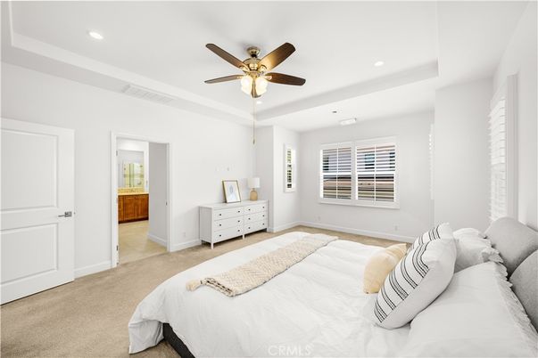 Bedroom, Interior, Recessed Lighting