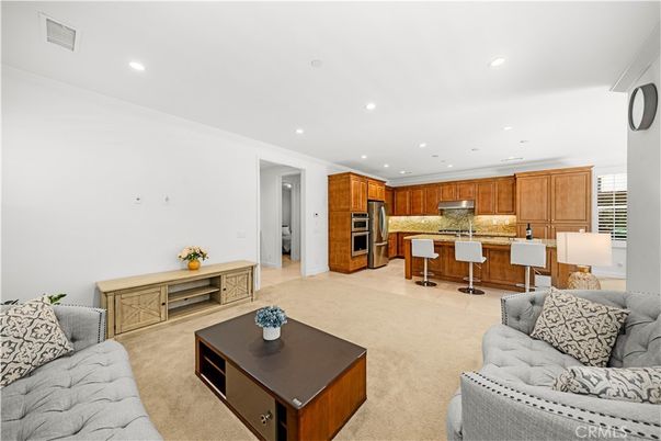 Interior, Kitchen, Living room, Recessed Lighting, Stainless Steel Appliances