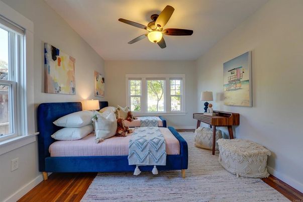 Bedroom, Interior, Wood Texture Flooring