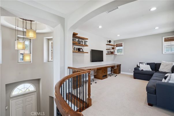 Home Office, Interior, Pendant Lights, Recessed Lighting