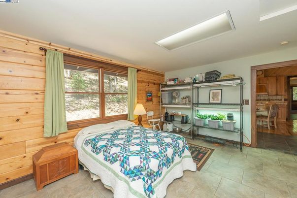 Bedroom, Interior, Wooden Walls