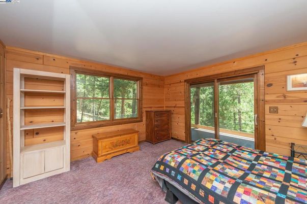 Bedroom, Interior, Wooden Walls