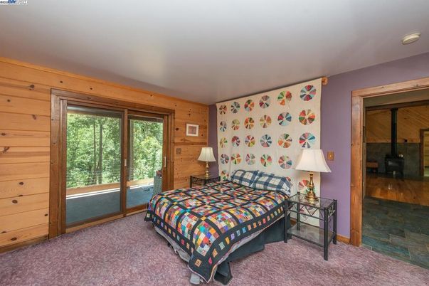 Bedroom, Interior, Wooden Walls