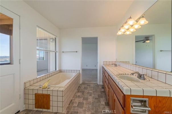 Bathroom, Dual Sink Vanities, Interior, Tile Countertops