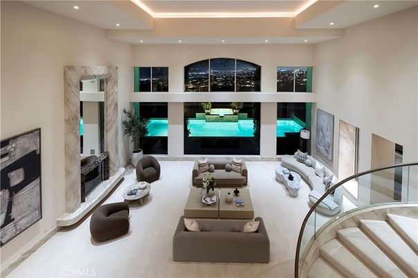 Interior, Living room, Recessed Lighting
