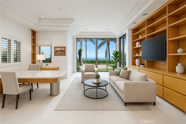 Home Office, Interior, Living room, Recessed Lighting