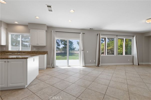 Empty room, Interior, Kitchen, Recessed Lighting