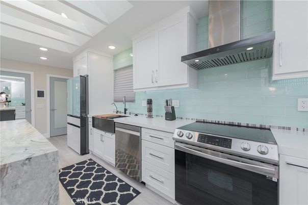 Interior, Kitchen, Recessed Lighting, Stainless Steel Appliances