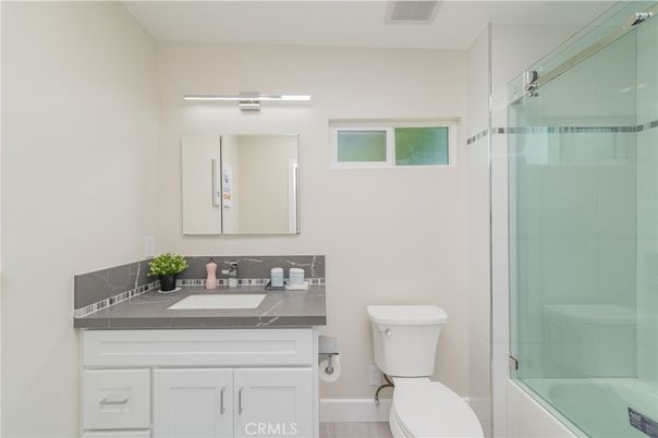 Bathroom, Glass Shower, Interior, Tile Countertops