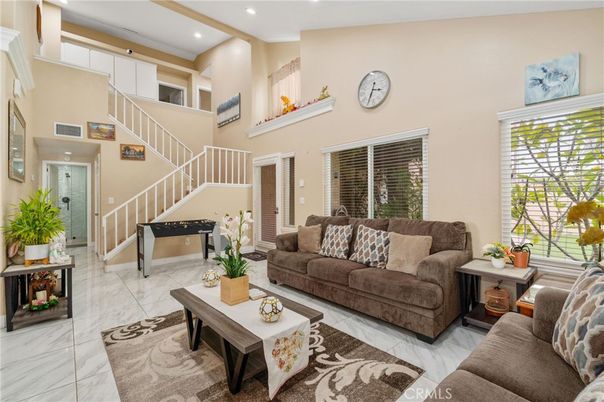 Interior, Living room, Marble, Recessed Lighting